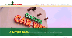 Desktop Screenshot of cactuscarwash.com
